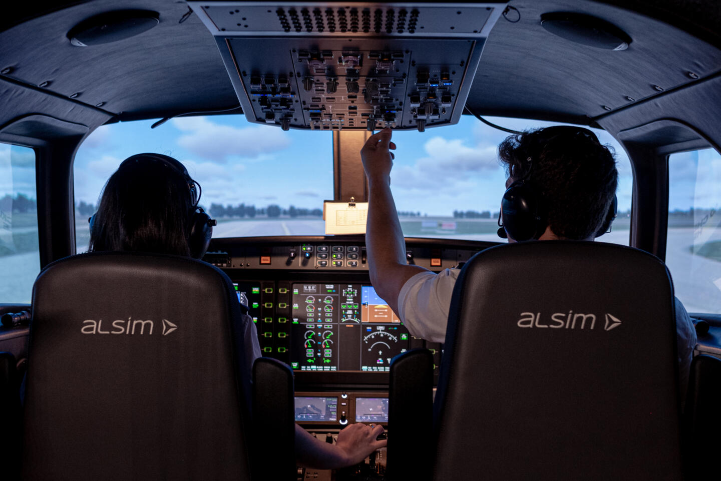 Este es el más moderno simulador de vuelo de un avión A320 •