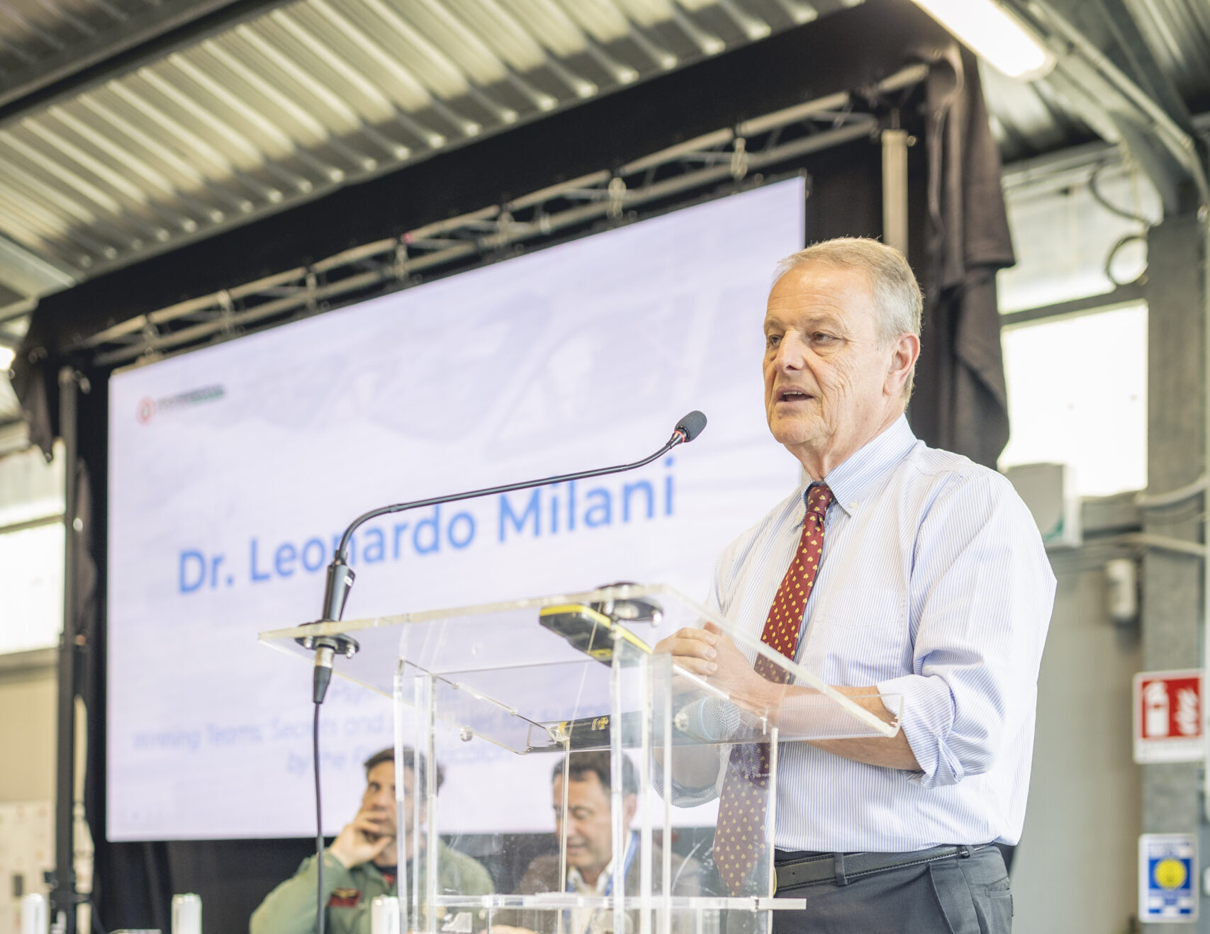 Dr. Leonardo Milani, psychologist for the Frecce Tricolori Dr. Leonardo Milani, psychologist for the Frecce Tricolori