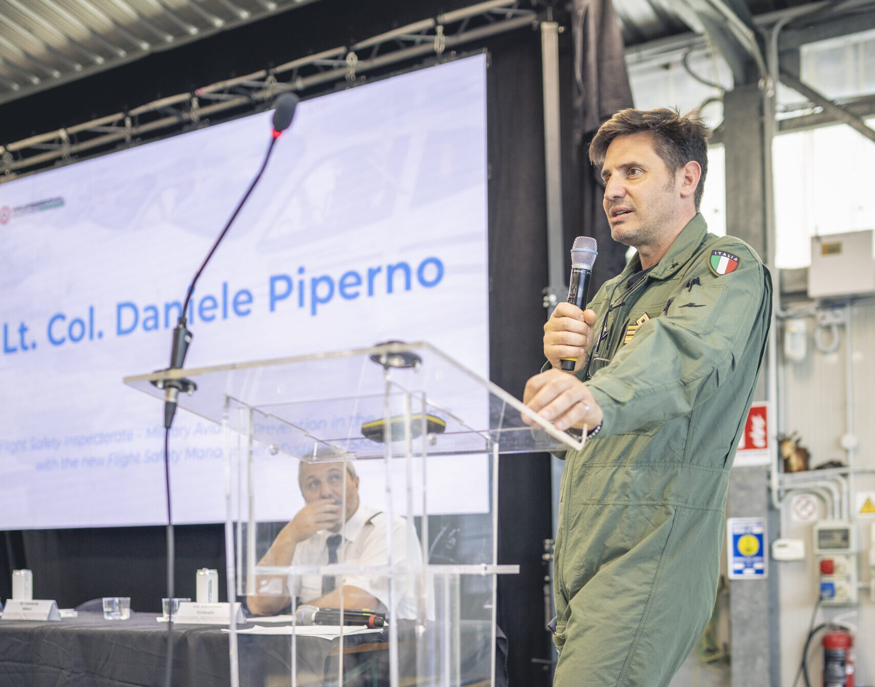 Lt. Col. Daniele Piperno, from the Flight Safety Inspectorate – Military Aviation Lt. Col. Daniele Piperno, from the Flight Safety Inspectorate – Military Aviation