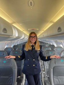 Gaia Mameli, allieva pilota di professional aviation